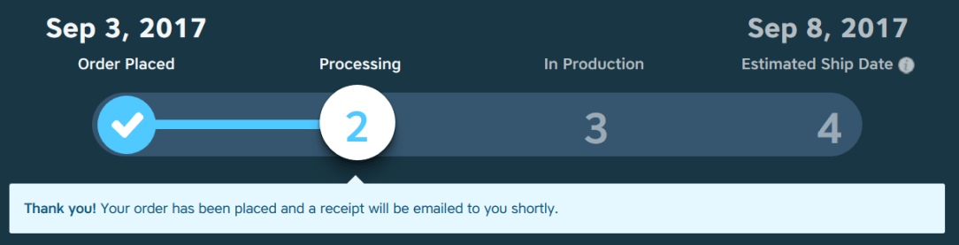 shapeways order stage sept 3rd